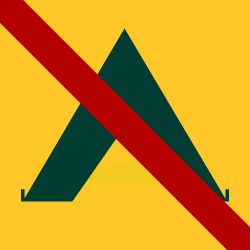 Camping und Zelten verboten