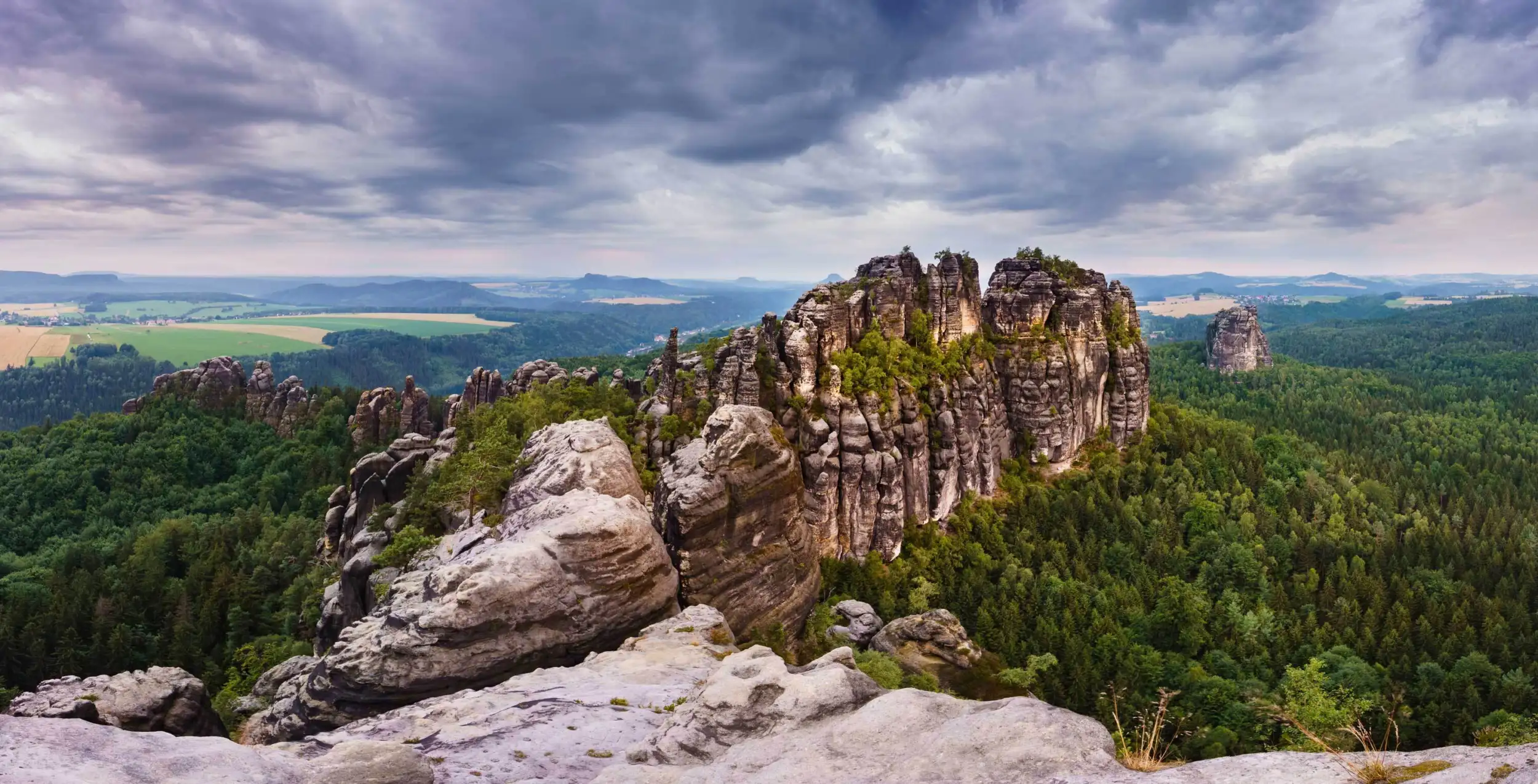 View from the schrammstein lookout