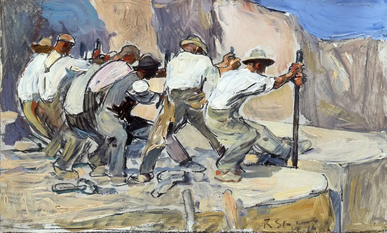 Robert sterl steinbrecher 1909 jpg