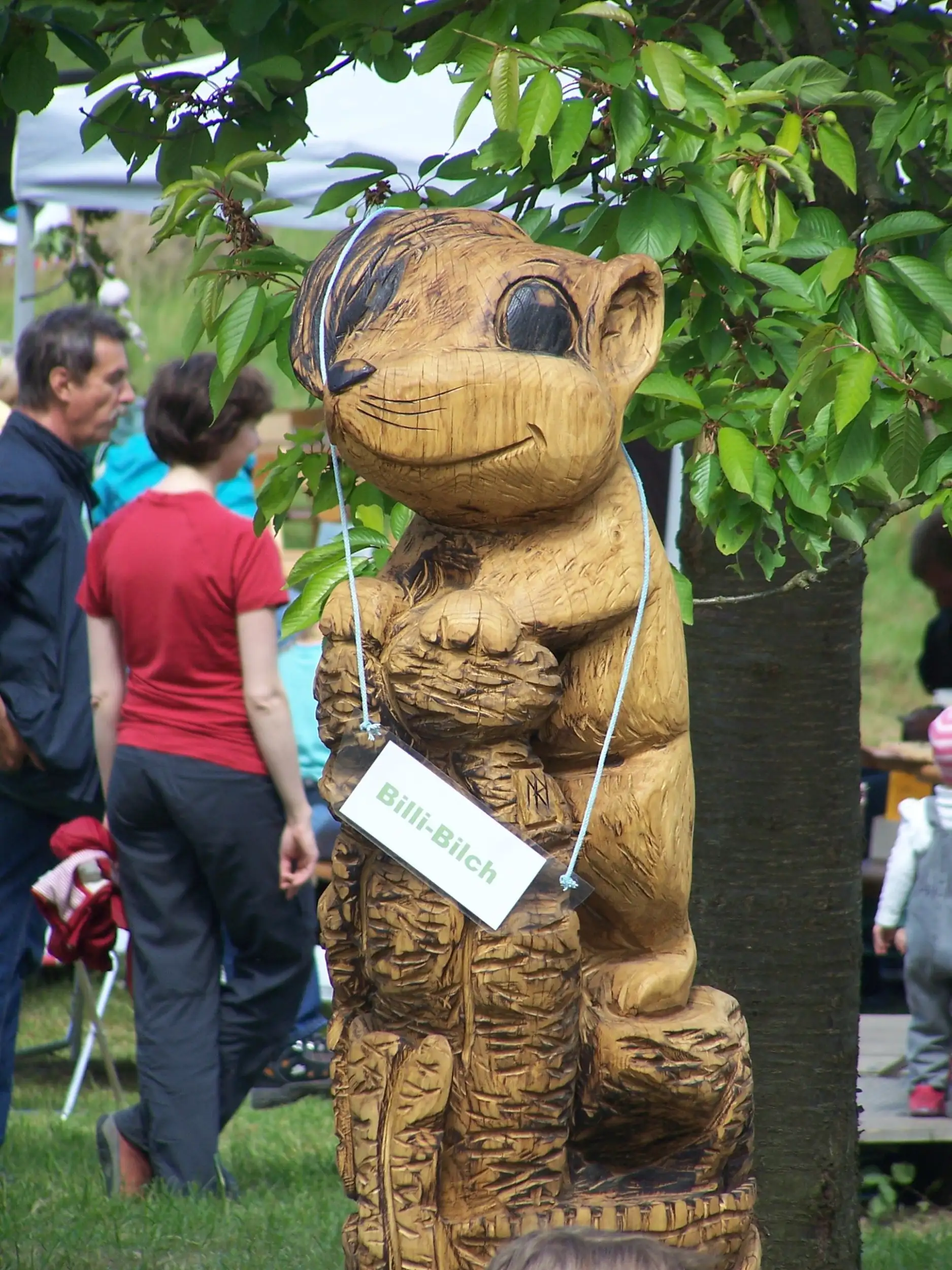 Billy Bilch ist das Maskottchen der Umweltbildung und Waldpädagogik in der Nationalparkregion Sächsische Schweiz