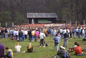 Eröffnung auf der Wildwiese 1990