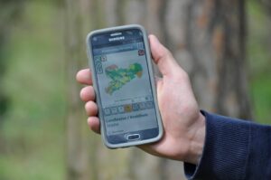 Mit der Waldbrand-App „Waldbrandgefahr Sachsen“ erhalten Sie alle Informationen zur aktuellen Waldbrandgefahr und dem richtigen Verhalten im Wald schnell, unkompliziert und kostenlos. Foto: Archiv Sachsenforst